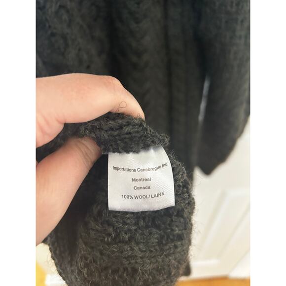 Rue St. Patrick Irish Wool Knit Crewneck Long Sleeve Sweater - Picture 4 of 5